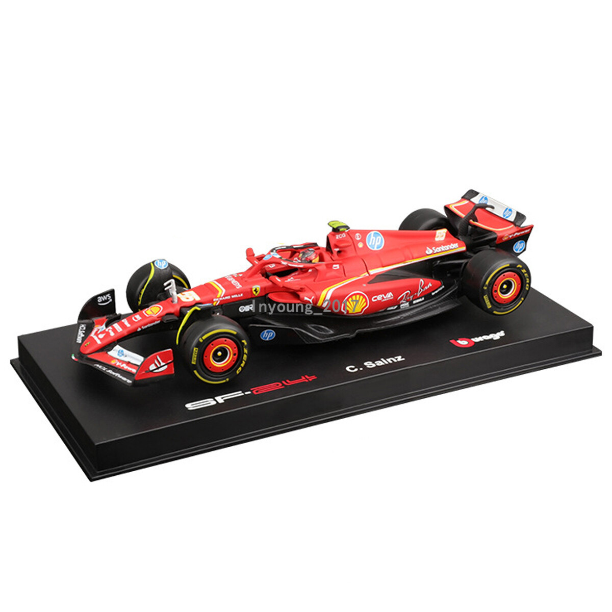 1:43 Scale 2024 F1 Ferrari SF-24 Model Car Diecast Metal Vehicle