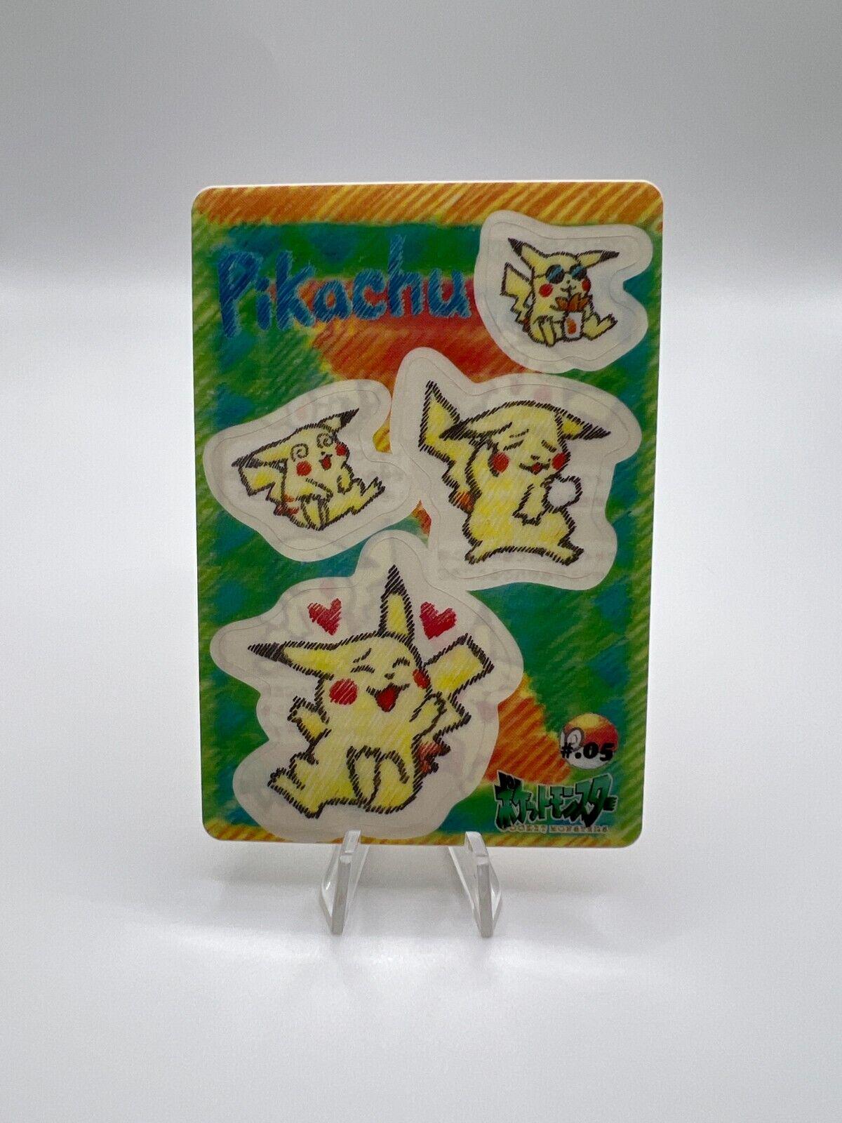 Pikachu #5 Prices | Pokemon Japanese Sealdass Stitch Touch