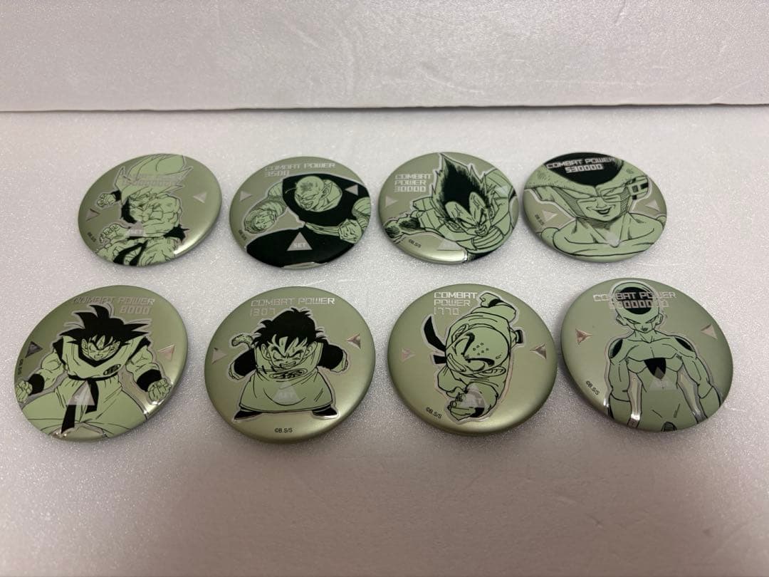 【フルコンプ】ドラゴンボール 戦闘力缶バッジ 40th記念フェア ジャンプショッ DRAGON BALL』戦闘力缶バッジコレクション第1弾（全8種／ランダム1種